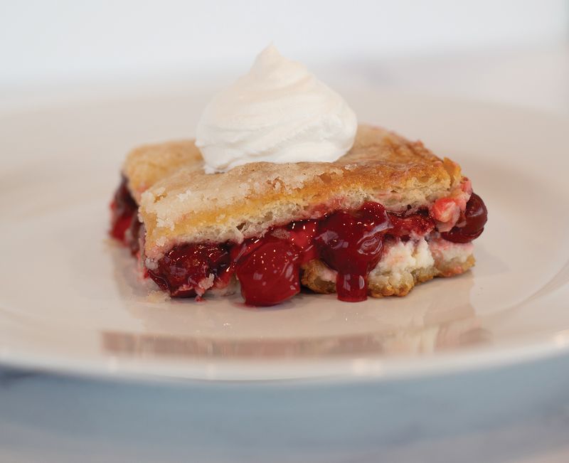 Cherry Cream Cheese Cobbler