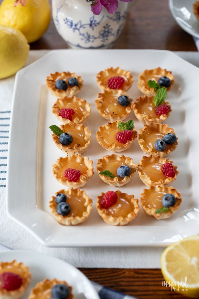 Lemon Curd Tartlets