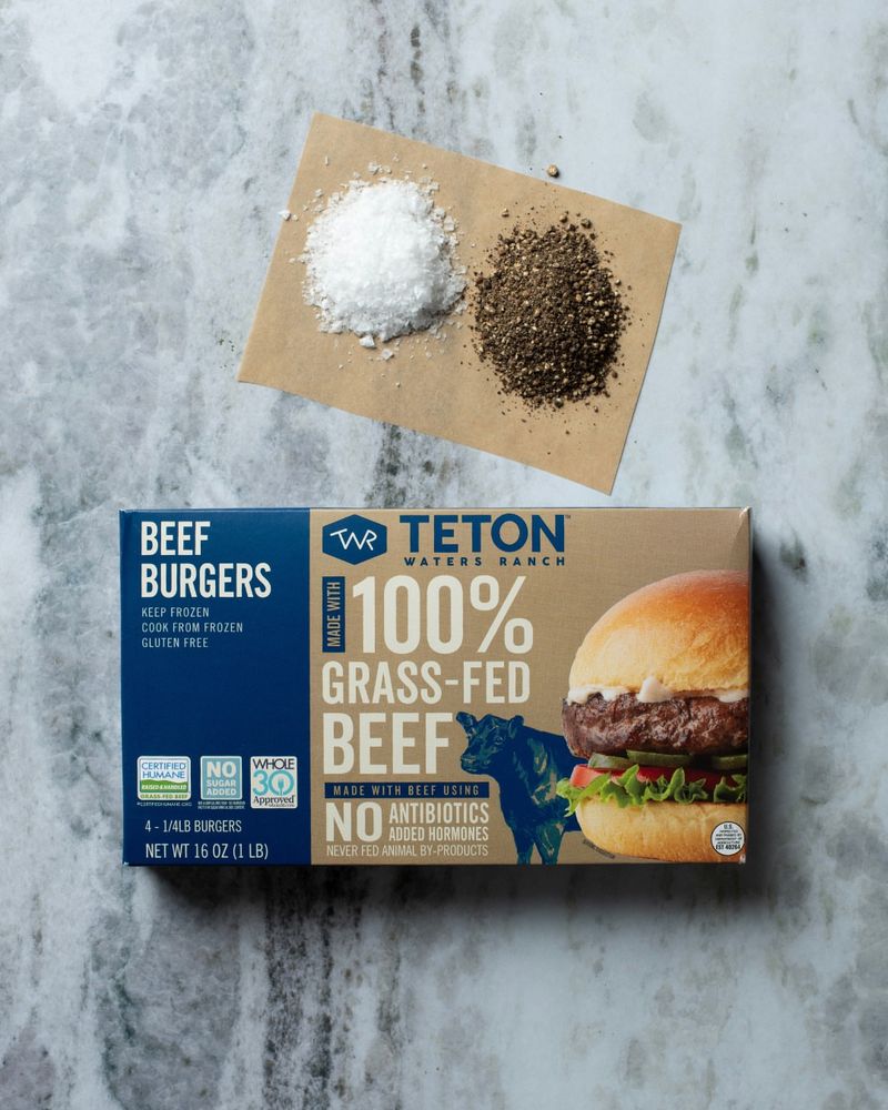 Teton Waters Ranch Grass-Fed Beef Burgers