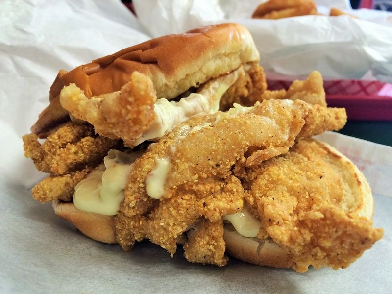 Arkansas: Eat My Catfish (Little Rock) – Fried Catfish Sandwich