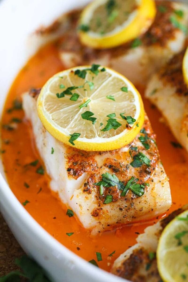 Baked Cod with Lemon & Herbs