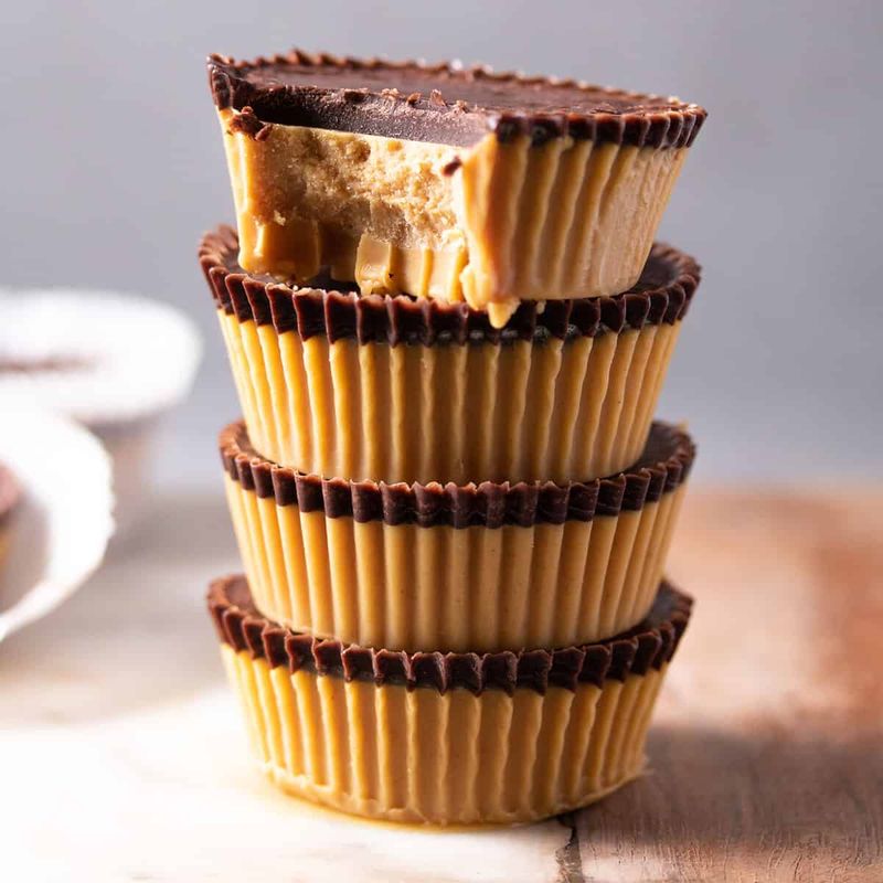 Keto Chocolate Peanut Butter Fat Bombs