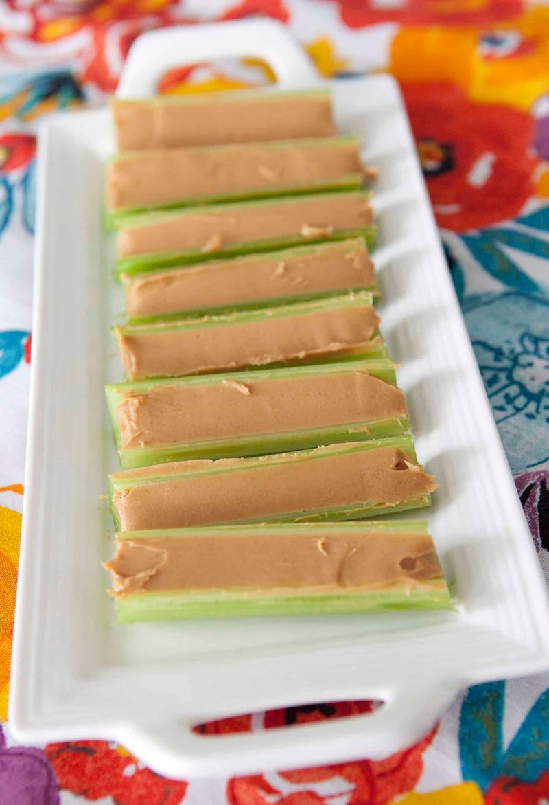 Celery Sticks with Peanut Butter
