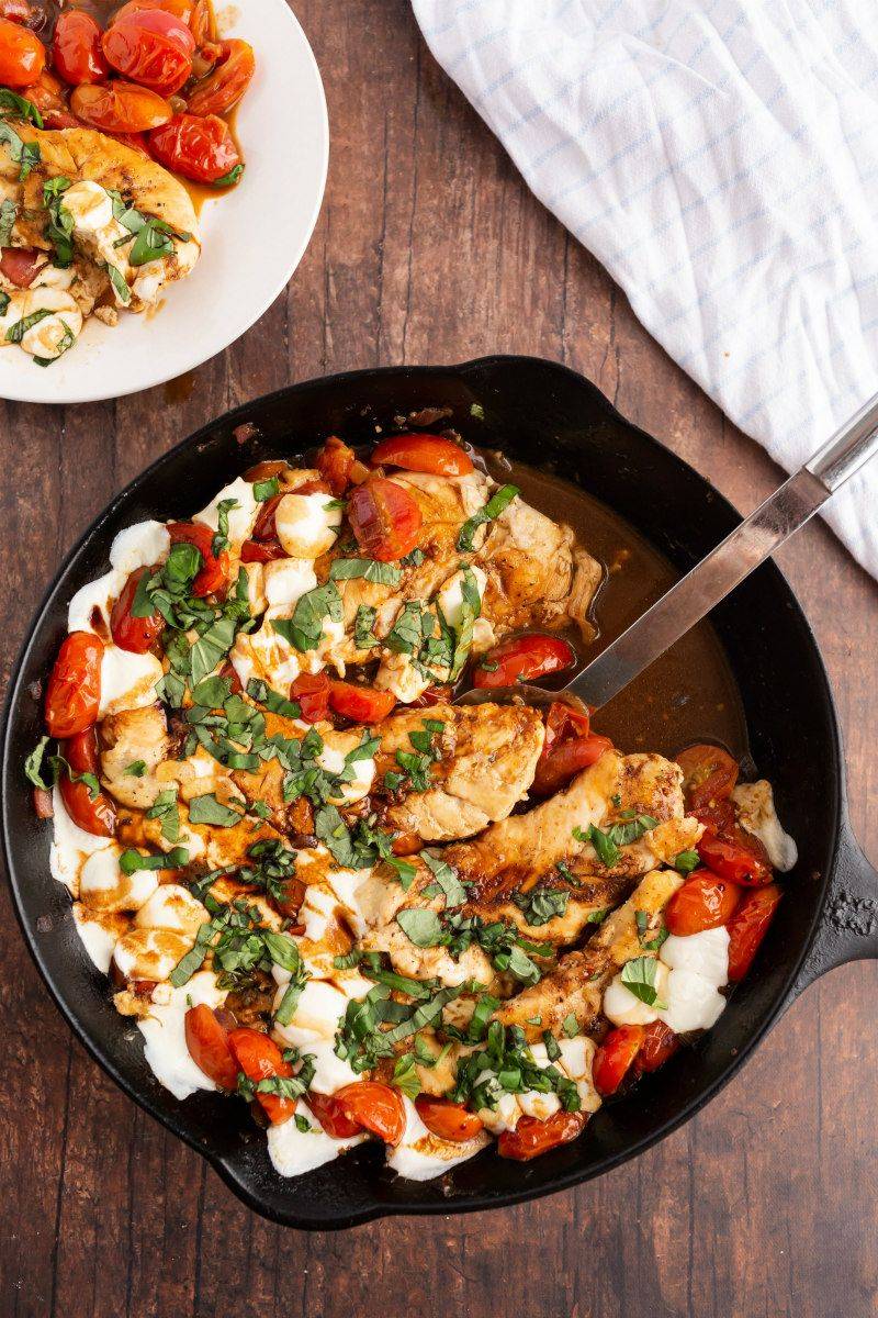 Chicken Caprese Skillet