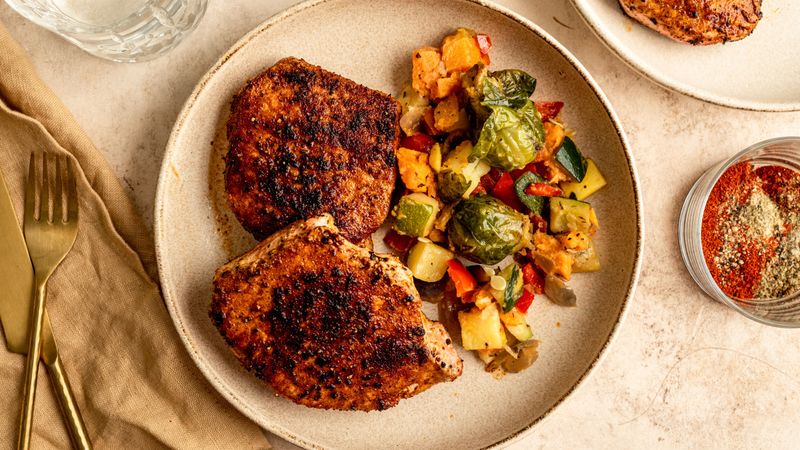 Cajun-Spiced Pork Chops