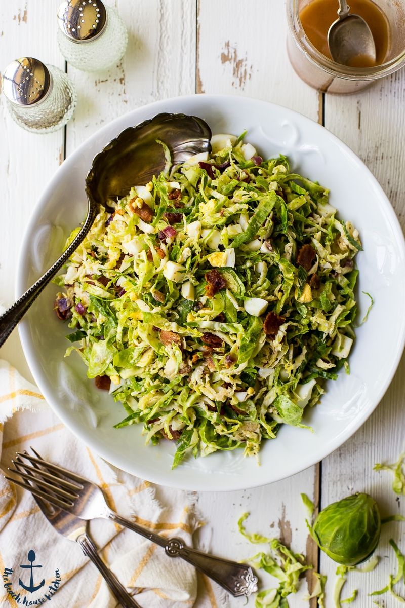 Shaved Brussels Sprout Salad
