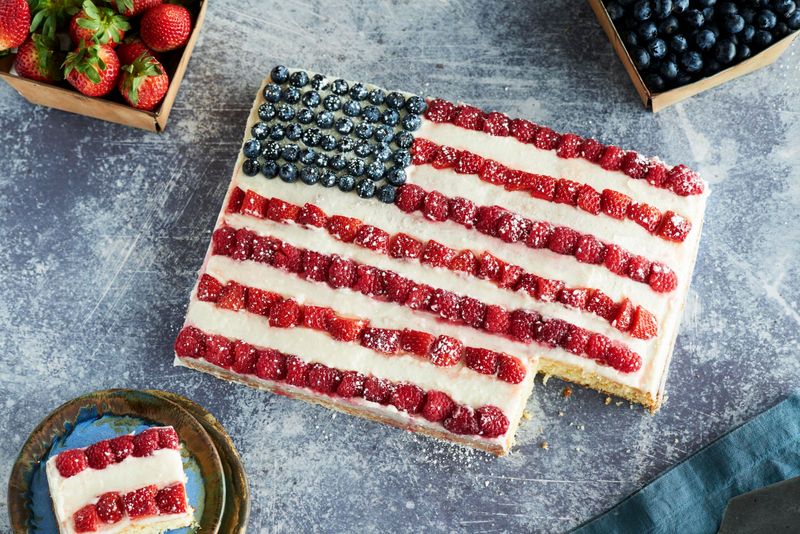 Flag Cake