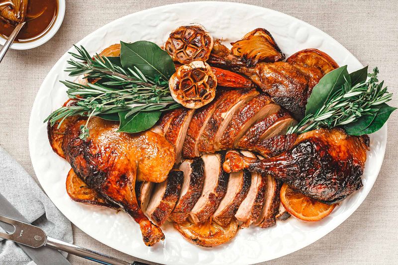Crispy Duck with Orange Sauce