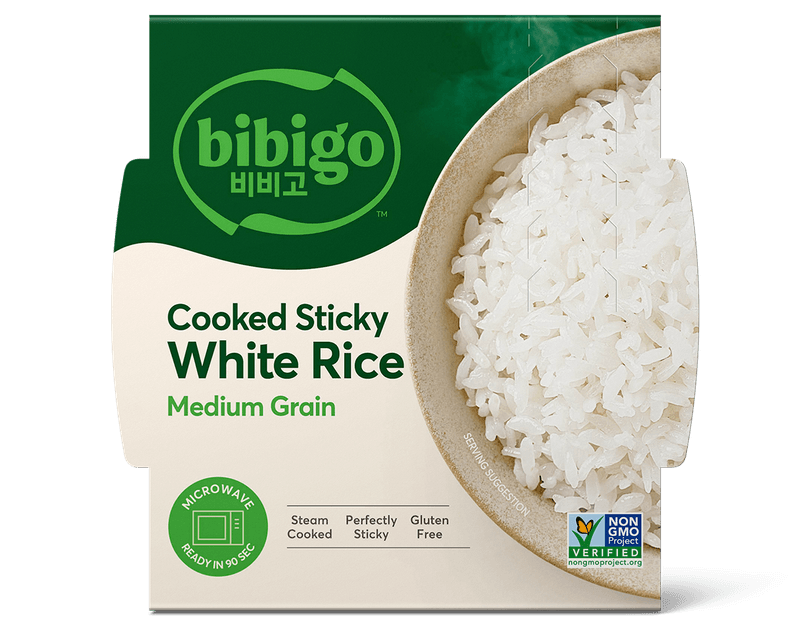 CJ Bibigo Cooked Sticky White Rice Bowls