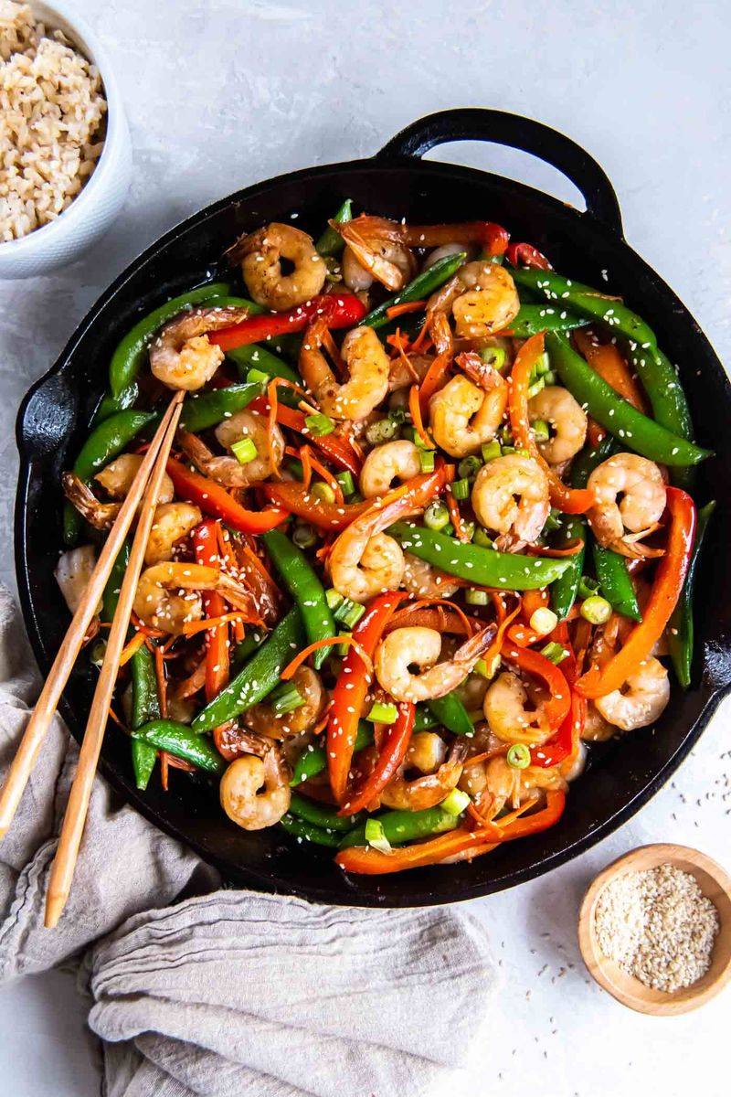 Shrimp Stir-Fry with Quick Veggies