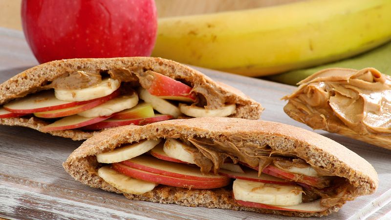 Fruit & Nut Butter Sandwiches