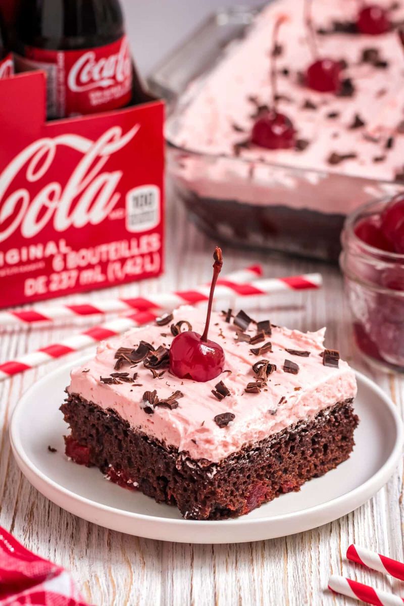 Chocolate Cherry Cola Cake