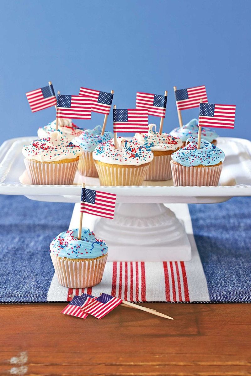 Patriotic Mini Cupcakes