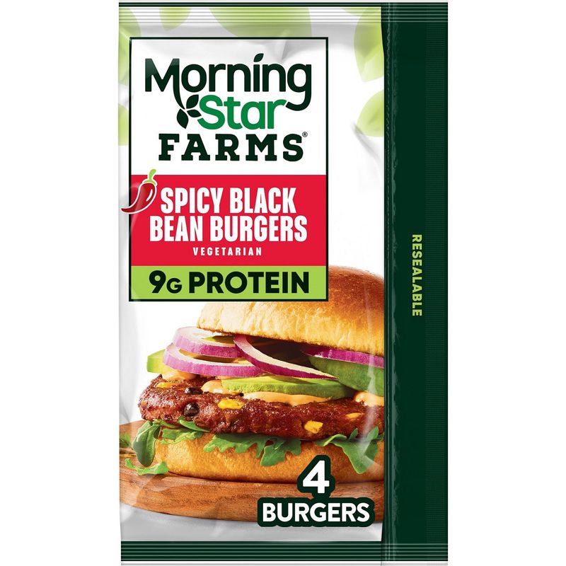 MorningStar Farms Spicy Black Bean Burgers