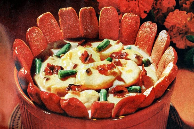 Hot Dog and Potato Casserole