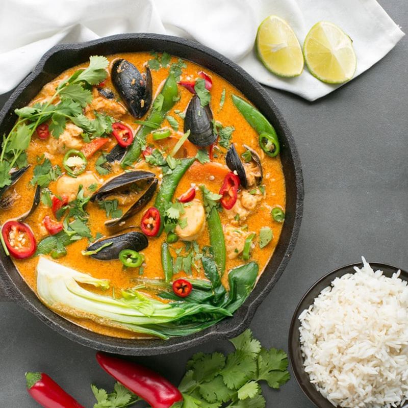 Thai Red Curry Fish