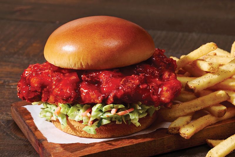 Sweet & Spicy Crispy Chicken Sandwich