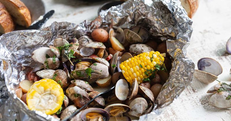 Clambake-Inspired Foil Packs
