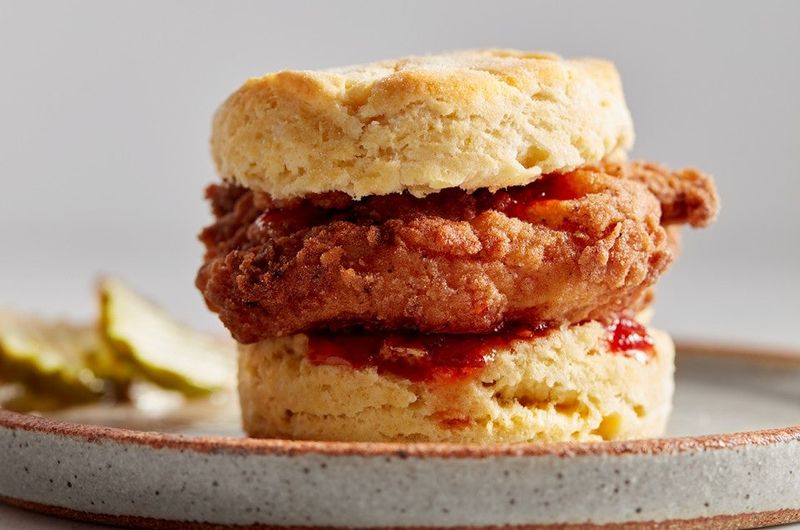 Free Biscuit or Roll With Any Chicken Order