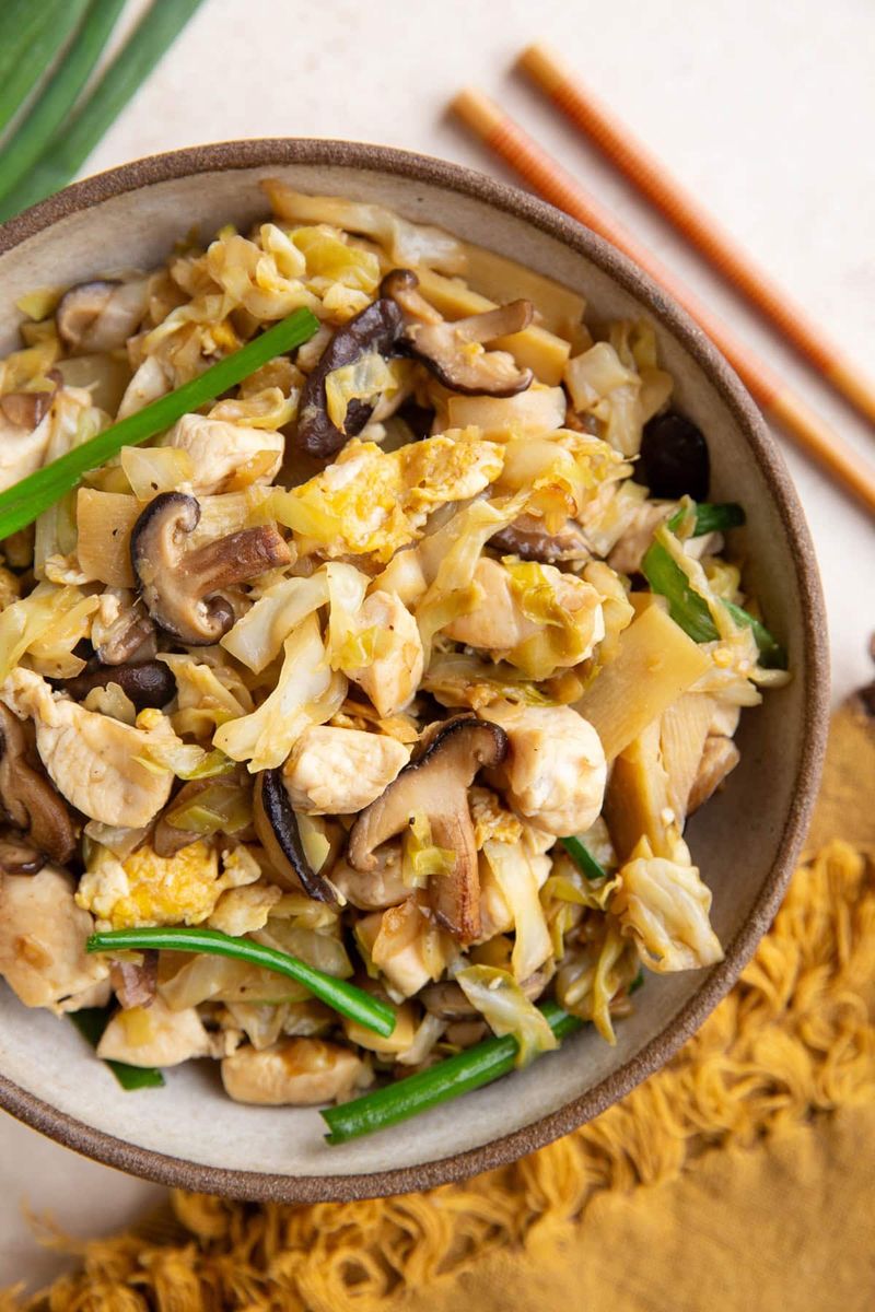 Moo Shu Chicken (Hold the Pancakes)