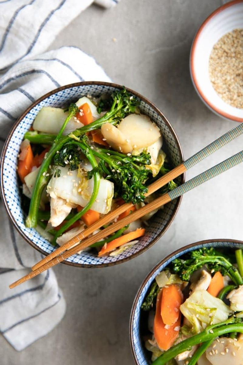 Asian Chicken Cabbage Stir-Fry