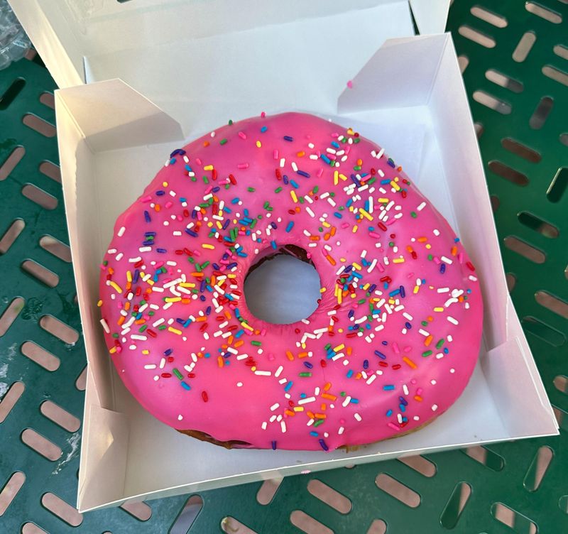 The Big Pink Donut – Lard Lad Donuts, Springfield