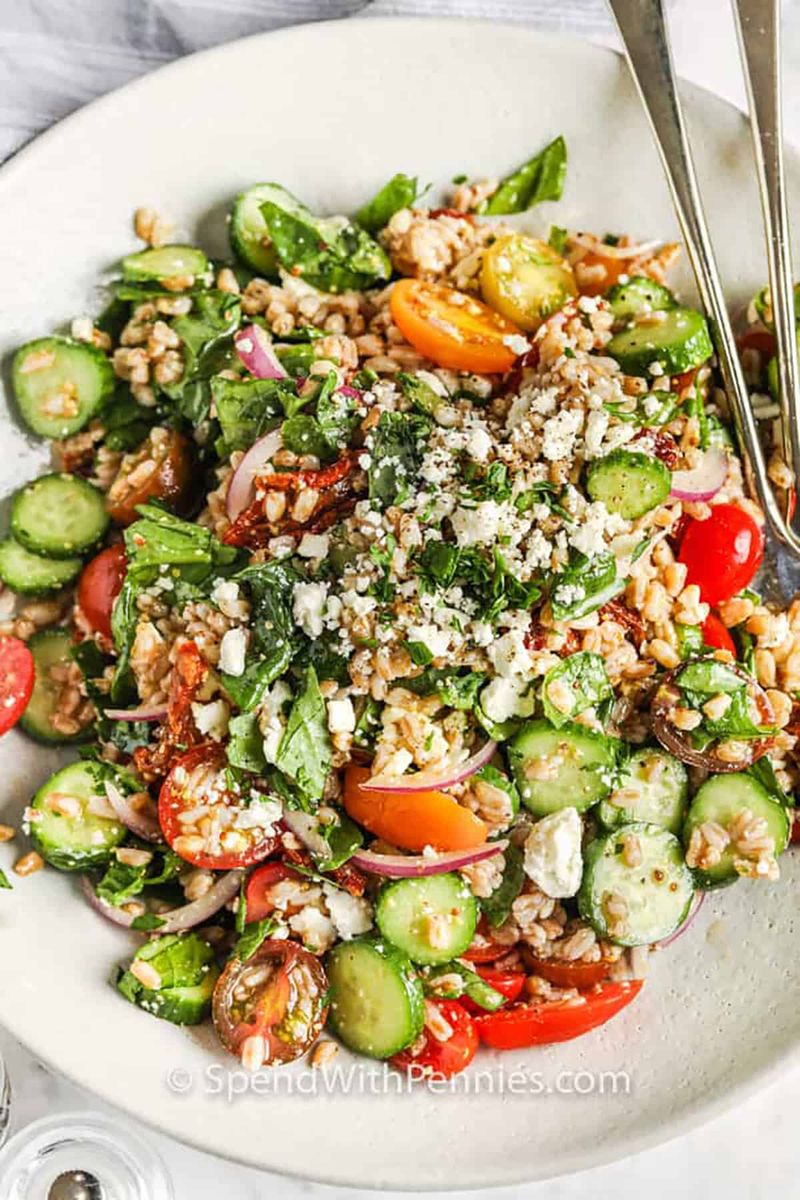 Mediterranean Farro Salad