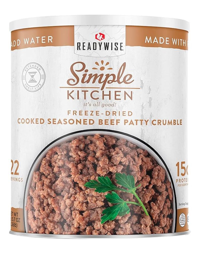Canned Freeze-Dried Meat