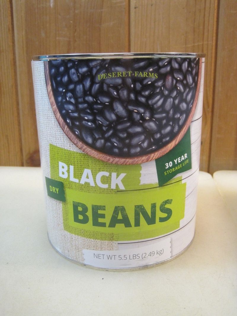 Canned Pinto or Black Beans (Dry, Not Cooked)
