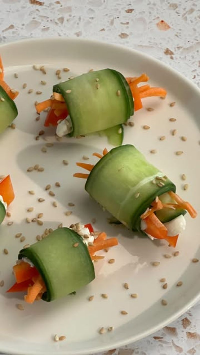 Cucumber Sushi Rolls