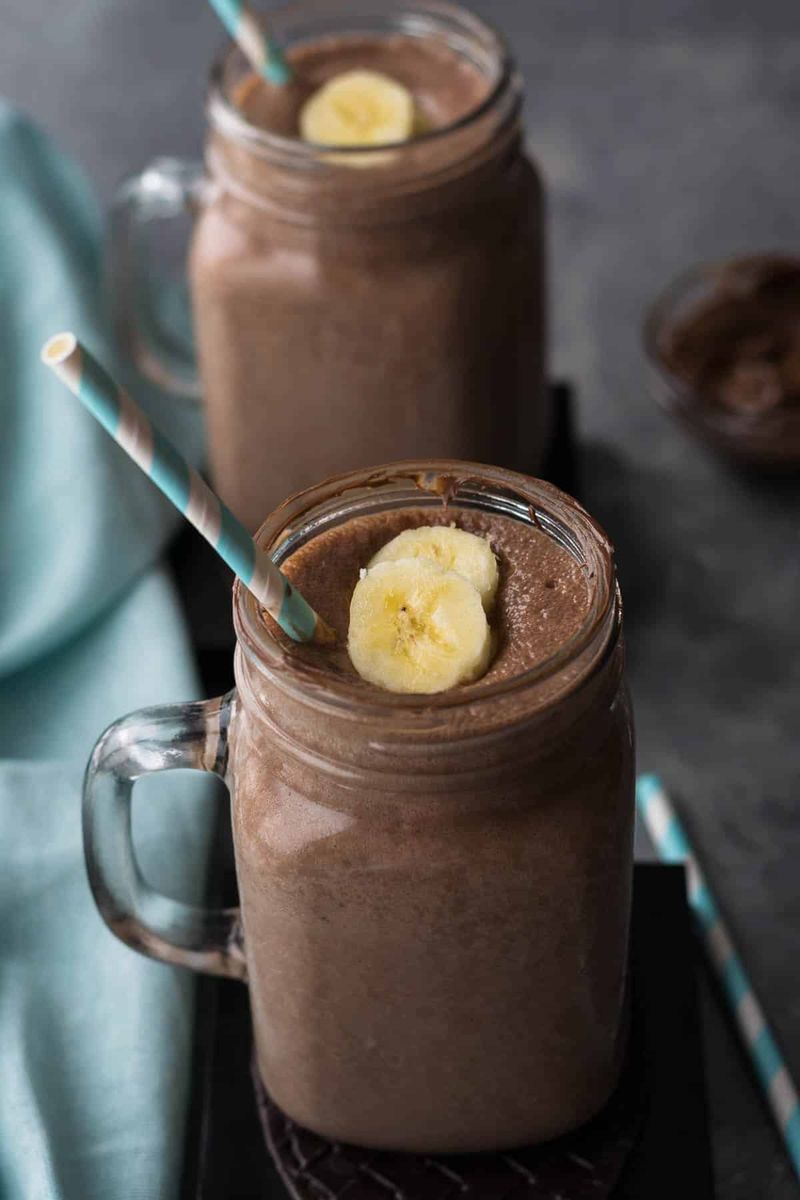 Nutella Banana Milkshake