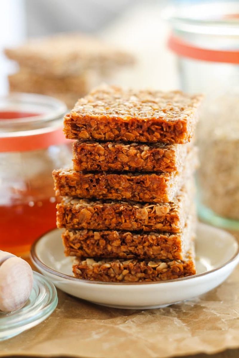 Nut-Free Honey Oat Bars