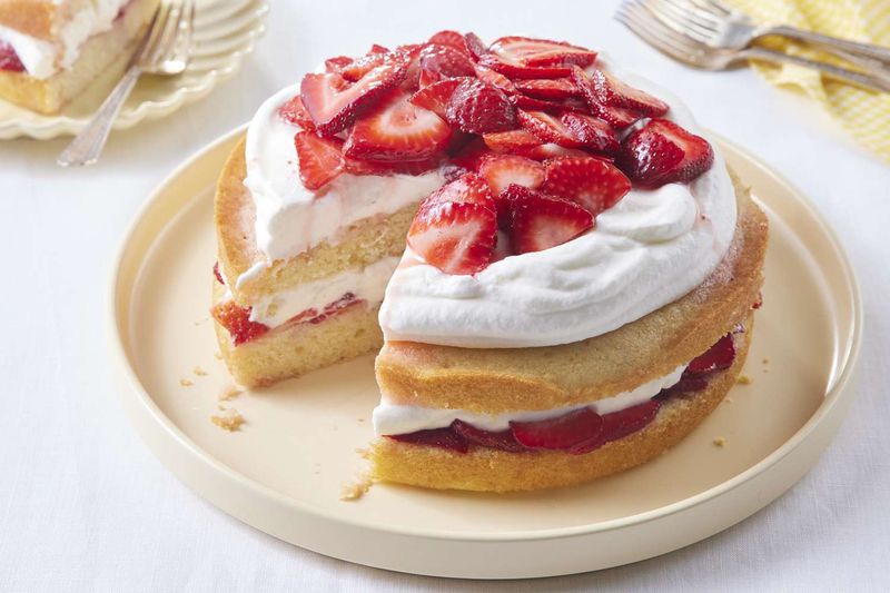 Strawberries and Cream Cake