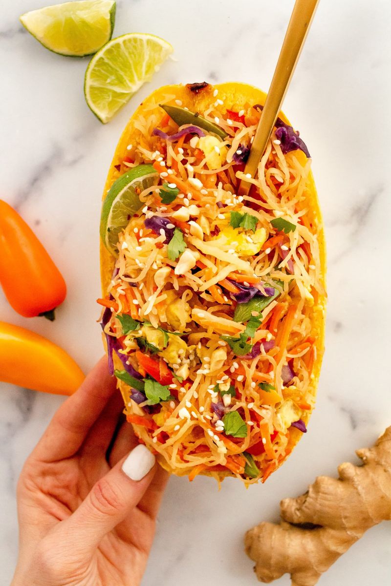 Spaghetti Squash Pad Thai