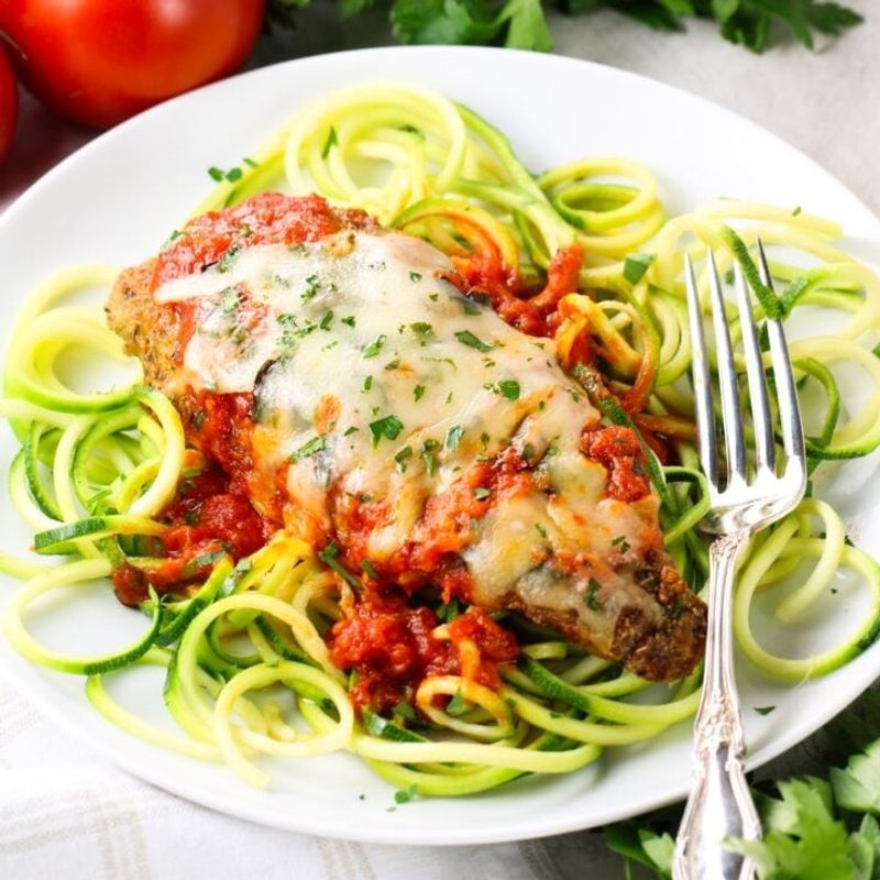 Chicken Parmesan (Almond Crust)