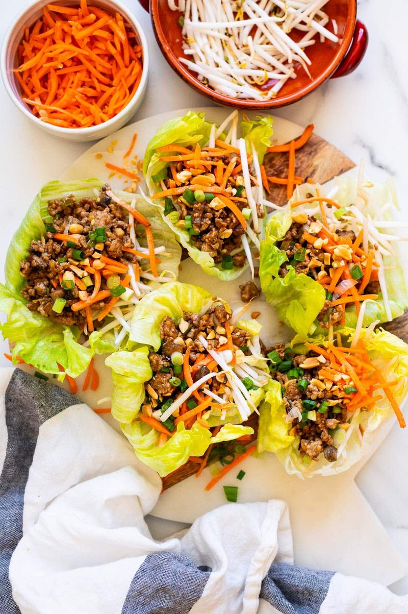 Turkey and Black Bean Lettuce Wraps