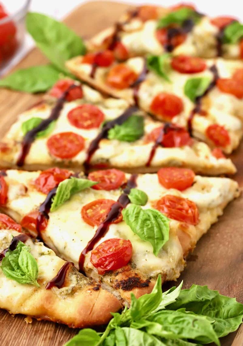 Caprese Flatbread Slices