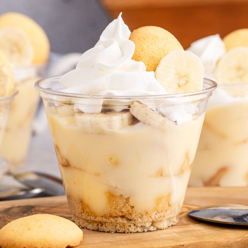 Mini Banana Pudding Cups