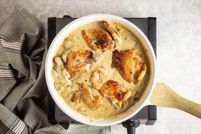 Creamy Dijon Skillet Chicken