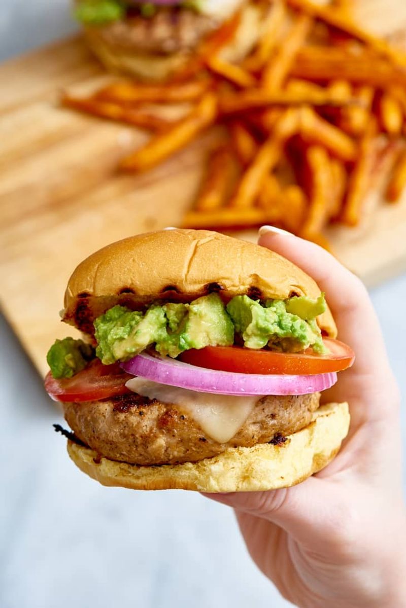 Turkey Burgers with Avocado