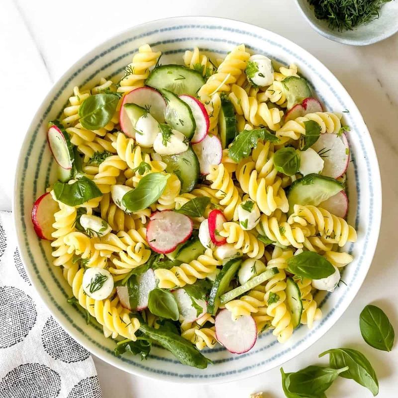 Cucumber Dill Pasta Salad