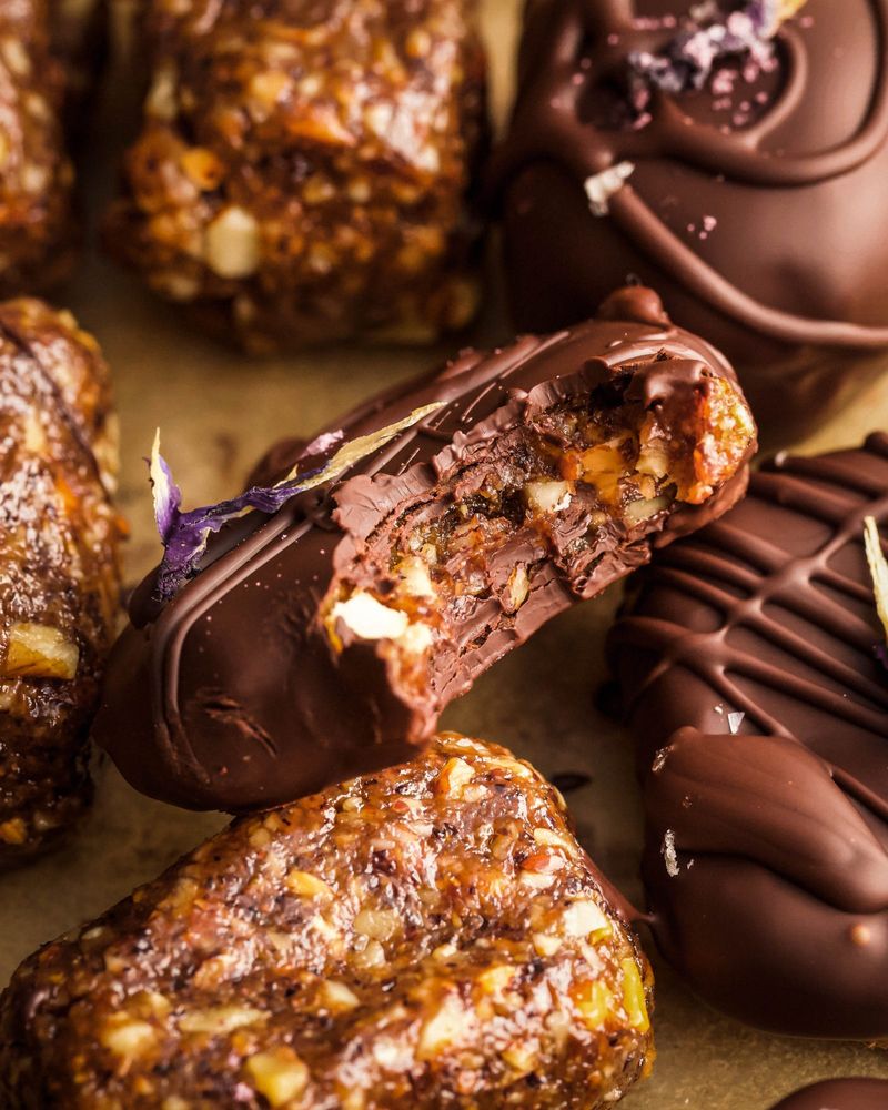 Dark Chocolate Almond Bars