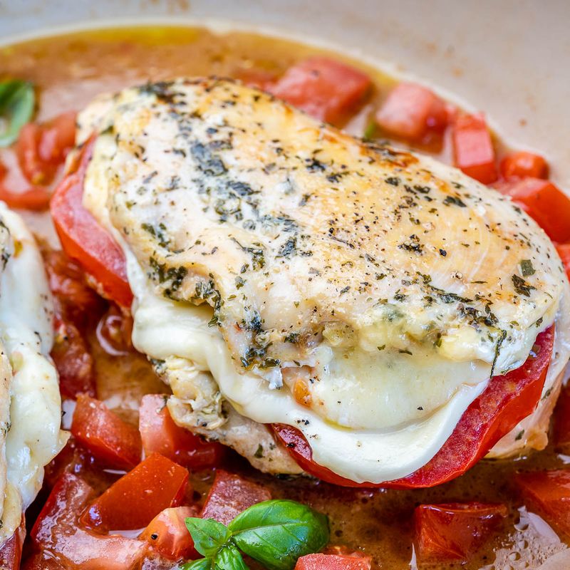 Caprese Stuffed Chicken Breasts