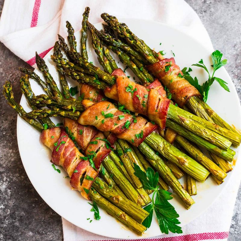 Bacon-Wrapped Asparagus Bundles