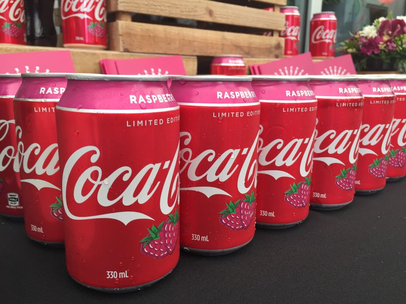 Coca-Cola Raspberry (New Zealand, Europe)