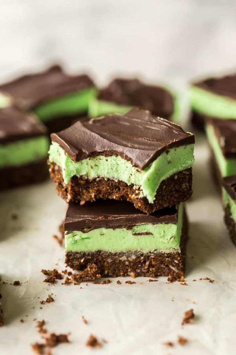 Mint Chocolate Chip Bars