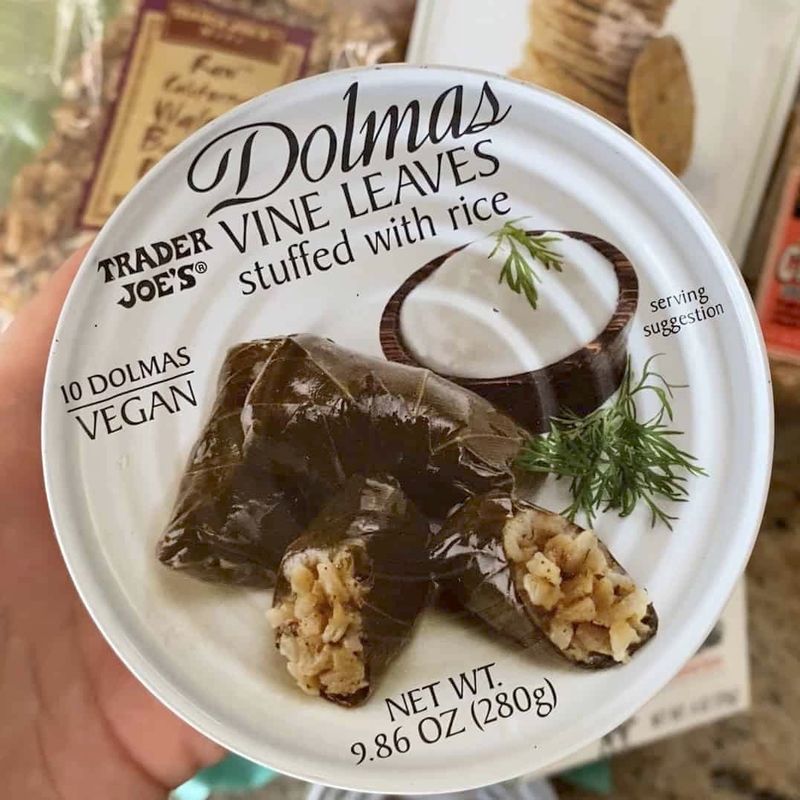 Canned Dolmas (Stuffed Grape Leaves)