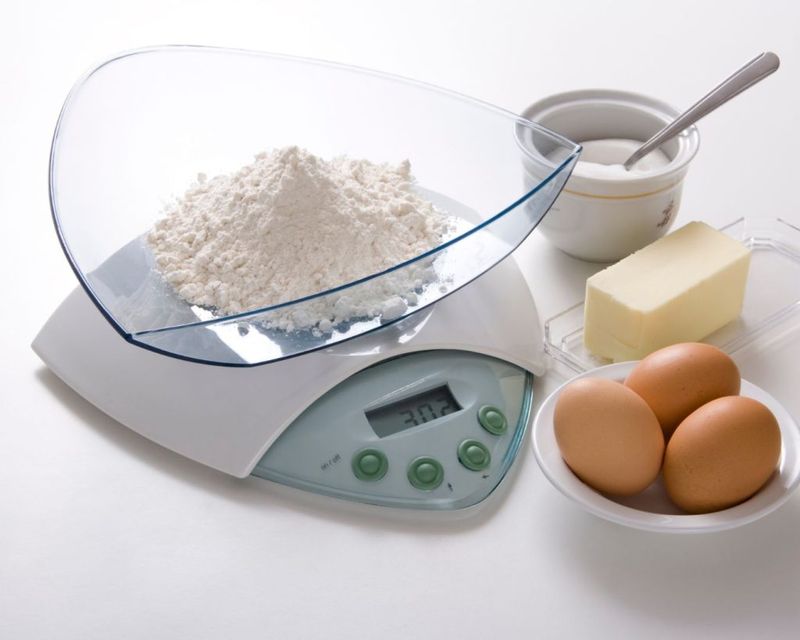You can eyeball baking ingredients