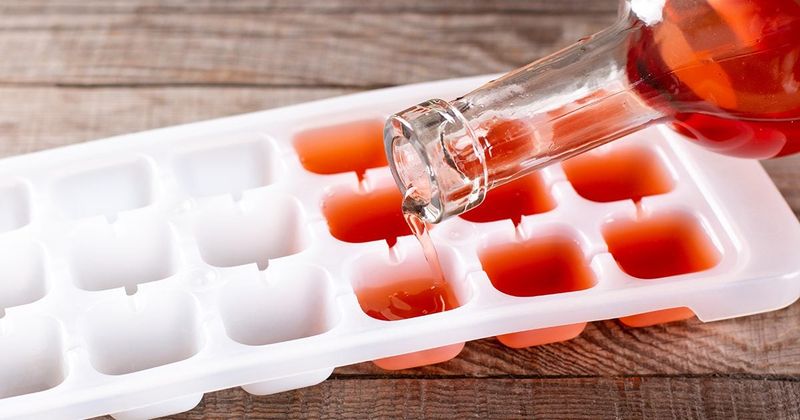 Freeze leftover wine or broth in cubes