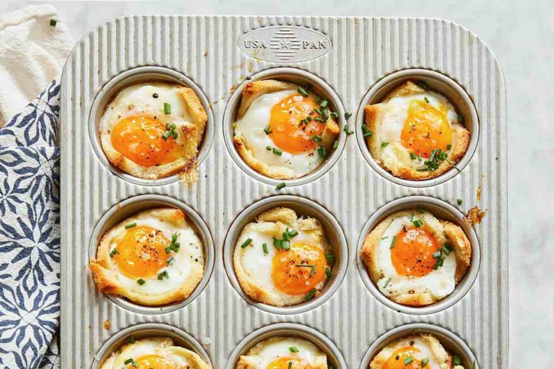 Coddled Eggs in Toast Cups